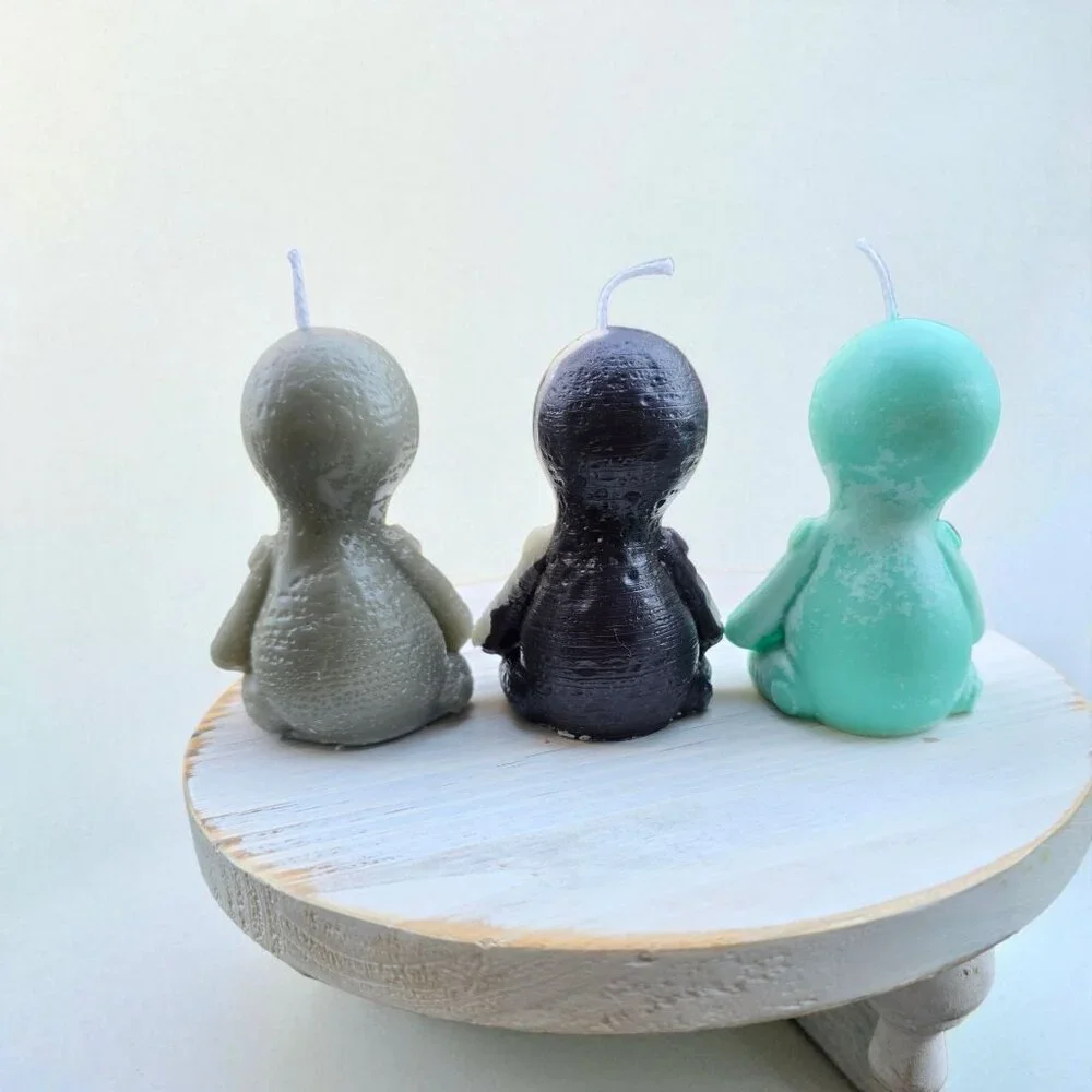 Handmade ✦ Voodoo Doll Candle ✦ Sculpted Soy Wax Spooky Collectible Scented NEW